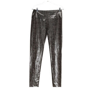 7 For All Mankind Ankle Leggings - Black/Animal Print
